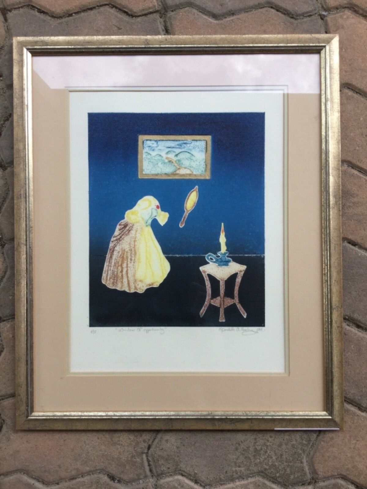 Meredith A Hocha window of Opportunity A/P screenprint