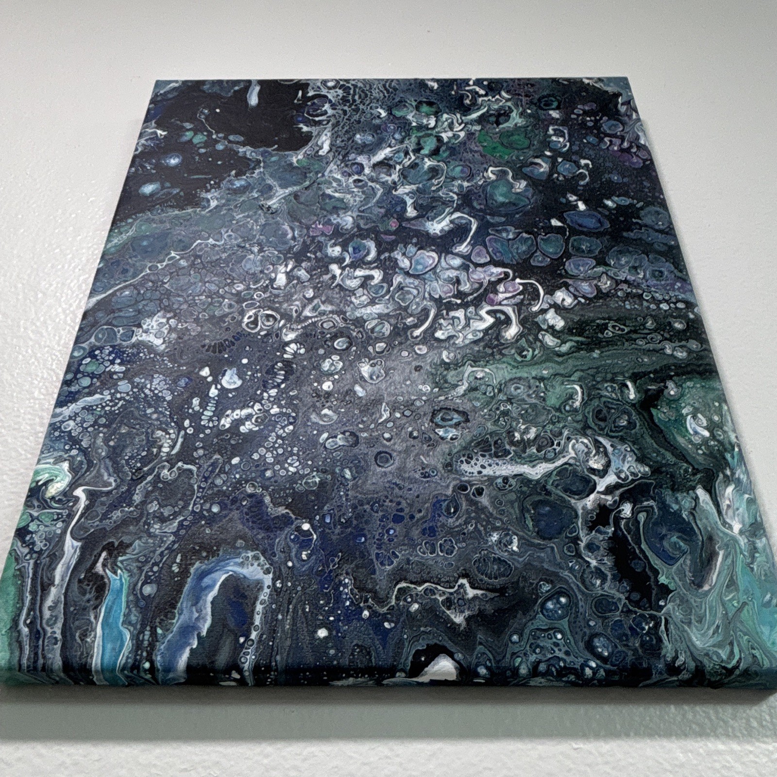 Abstract OOAK One of a Kind Original Painting on Canvas, Small Unframed