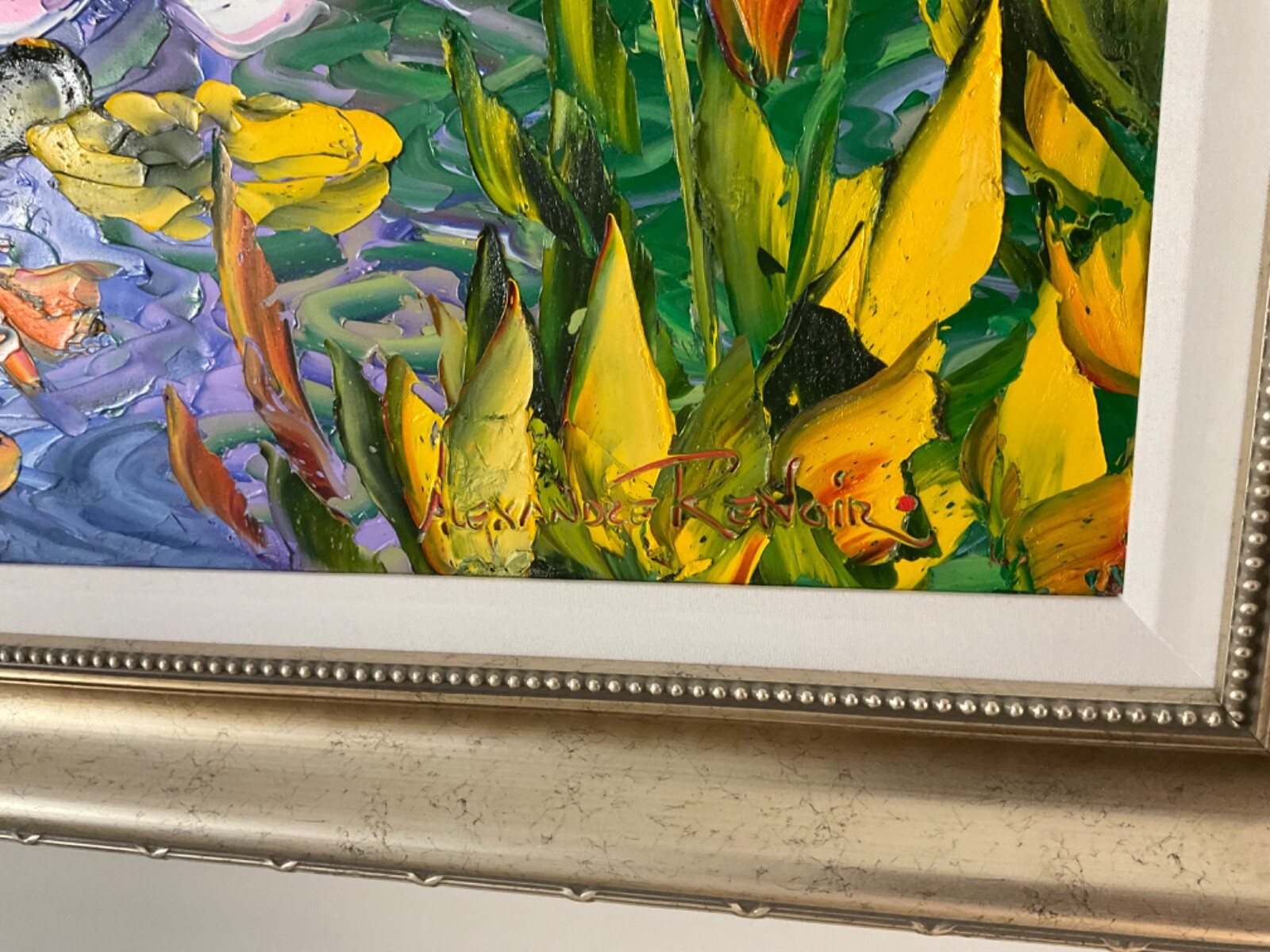 Alexandre Renoir Original Oil on Canvas 32.5×38 COA PARK WEST