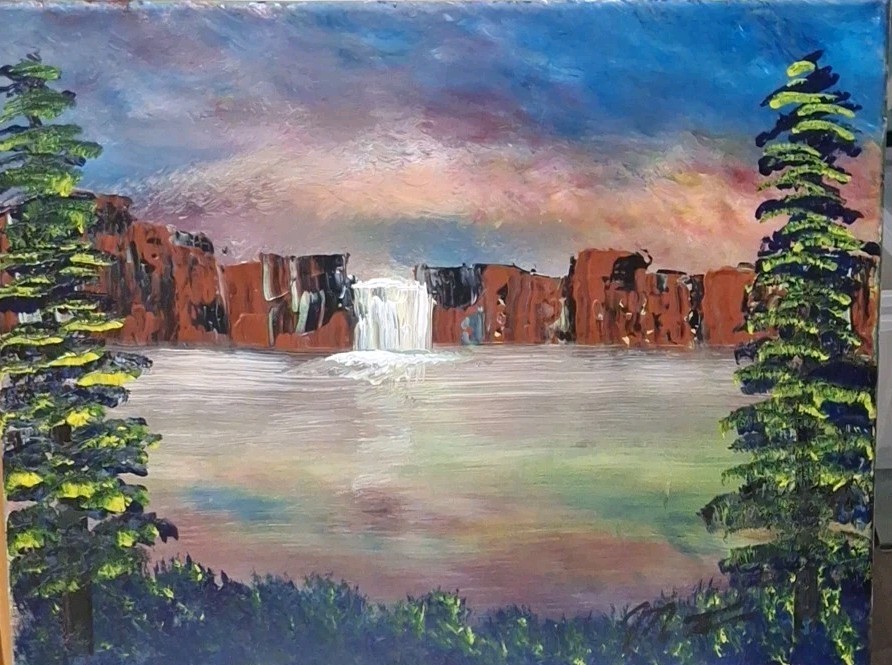 Beautiful, Acrylic Painting – 16×20 Hand Painted Artwork on Canvas
