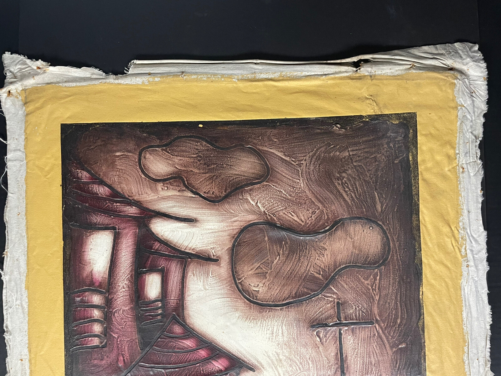 Painting by unknown author. Not signed. Cuban Art