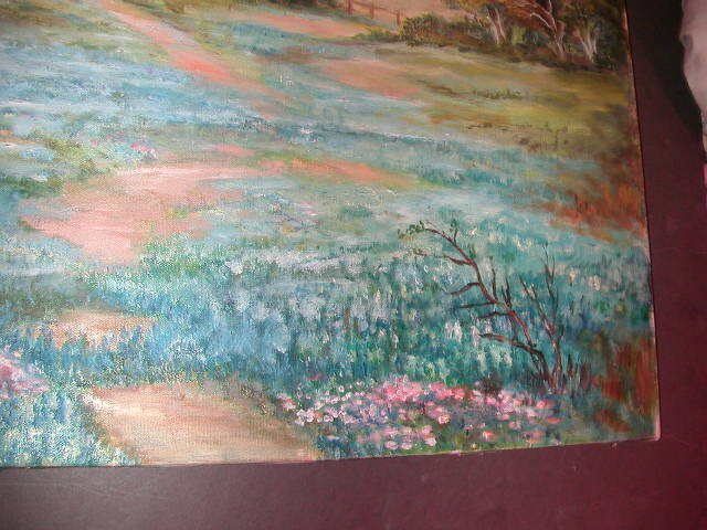 Idyllic Texas Valley Landscape BLUEBONNETS by Thera Case