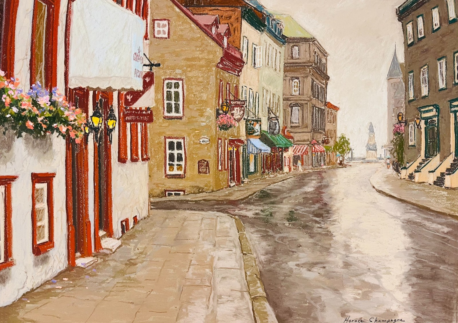 Horace Champagne, Canadian, 21 x 29 in Quebec