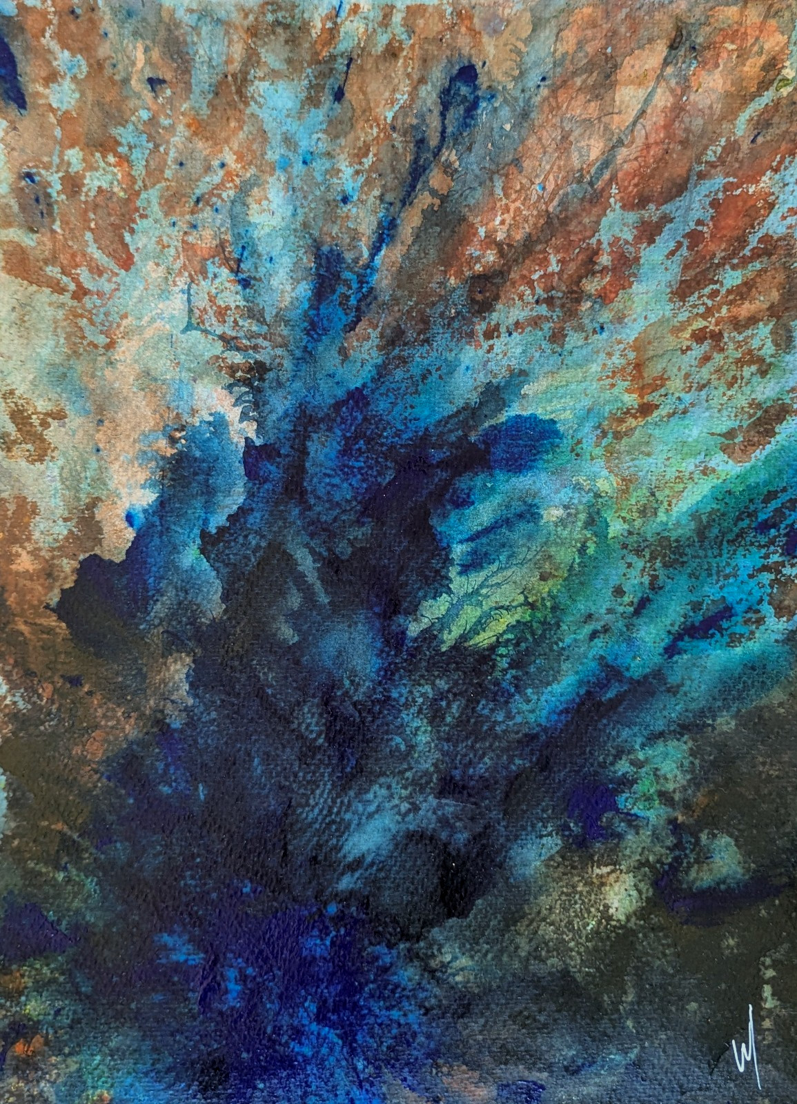 Original Landscape Tree Painting Nature Collectible Abstract Art By Josh Merritt