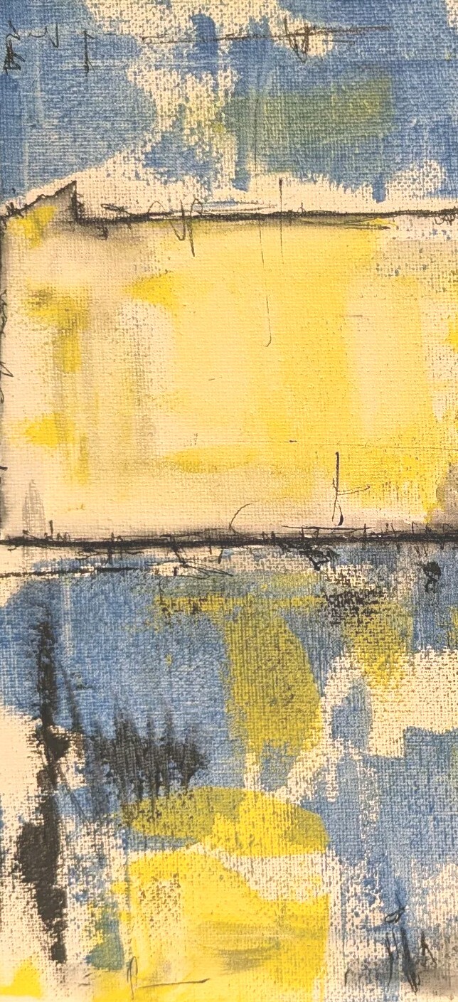 Original Abstract Minimal Textured Painting By K.A.Davis » Pennsylvania «