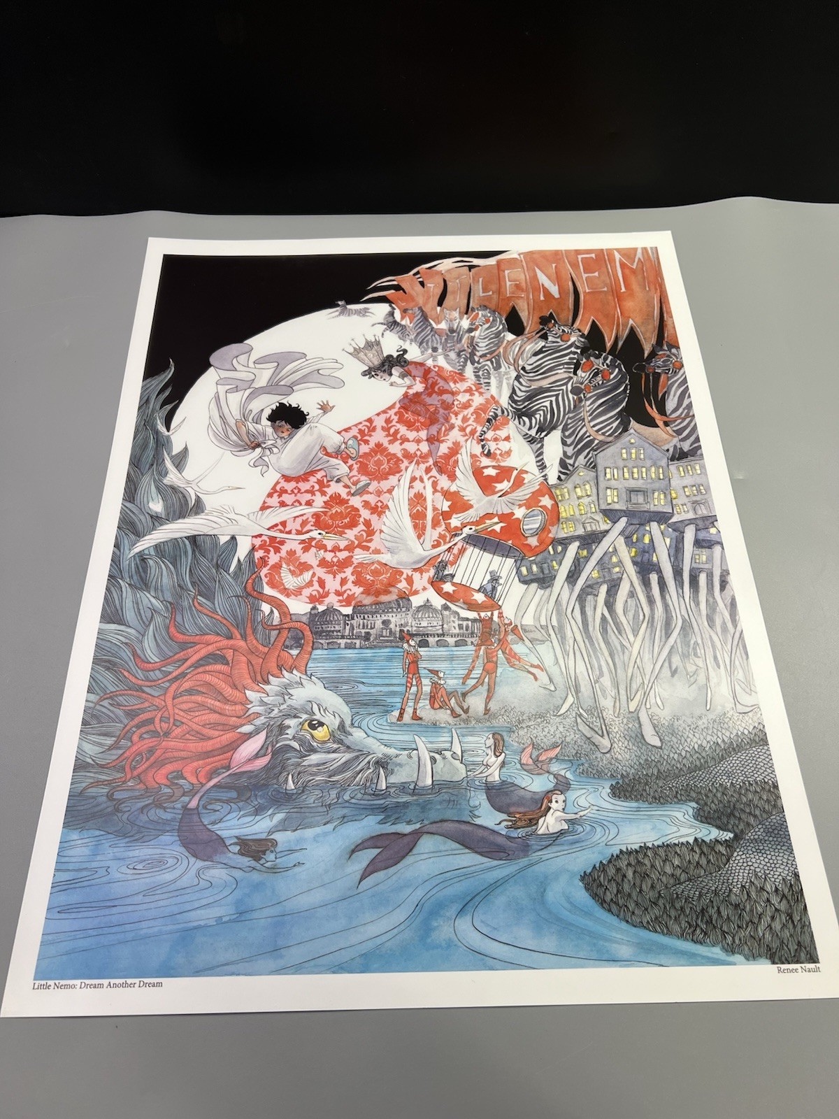 Renee Nault Little Nemo Dream Another Dream Kickstarter Exclusive Print 16×21