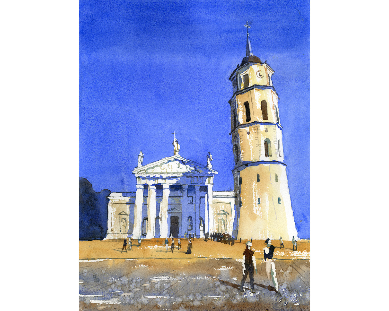 Cathedral Basilica of St Stanislaus medieval city Vilnius, Lithuania (original)
