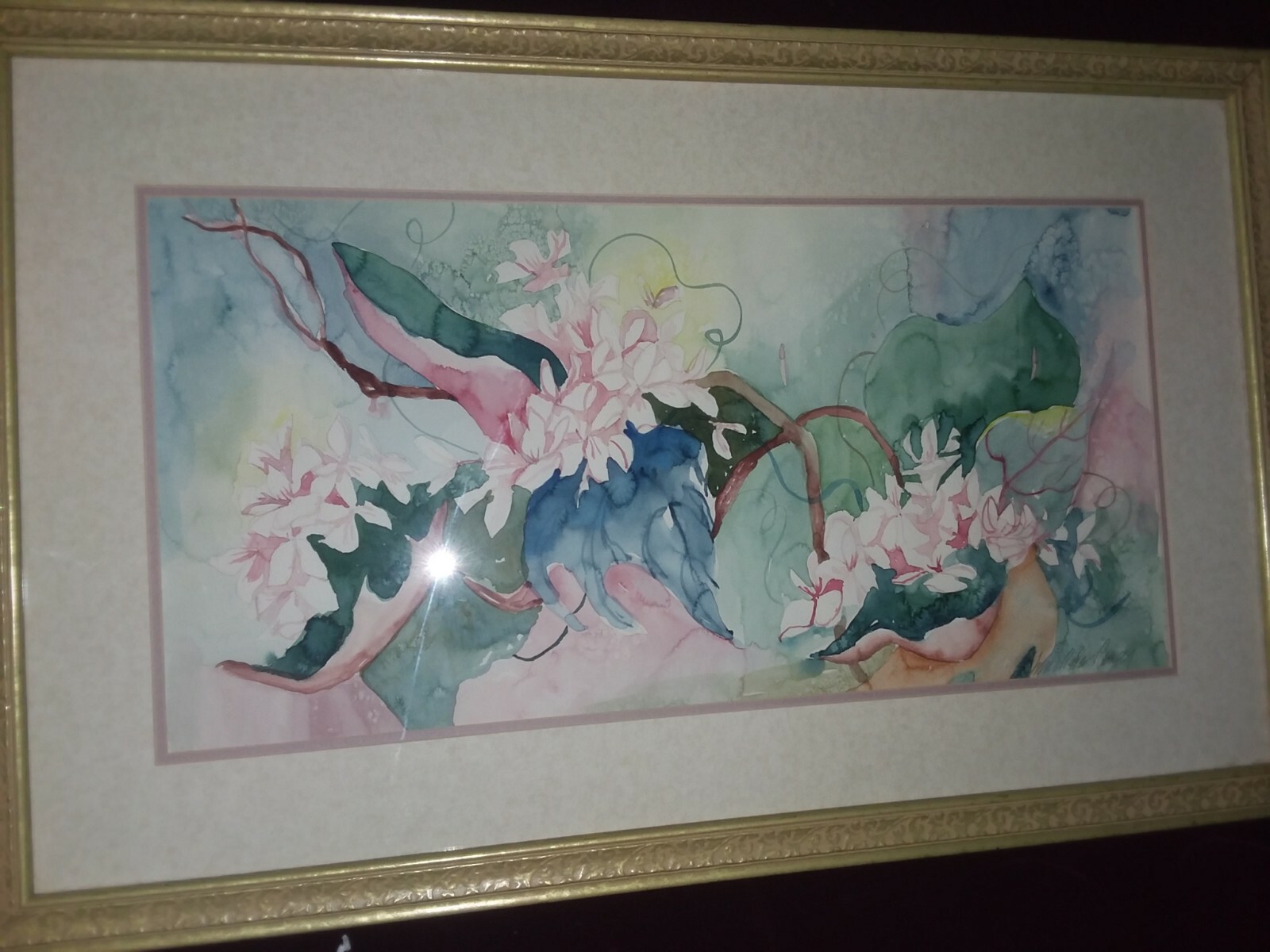 1980s Ann Miller Ramsey Watercolor