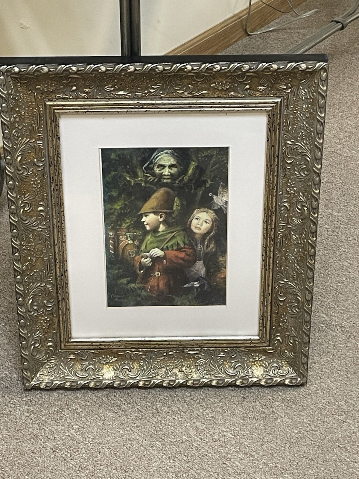 » HANSEL & GRETEL» Michael Thomas Artist Illustrator Original Art Acrylic Board