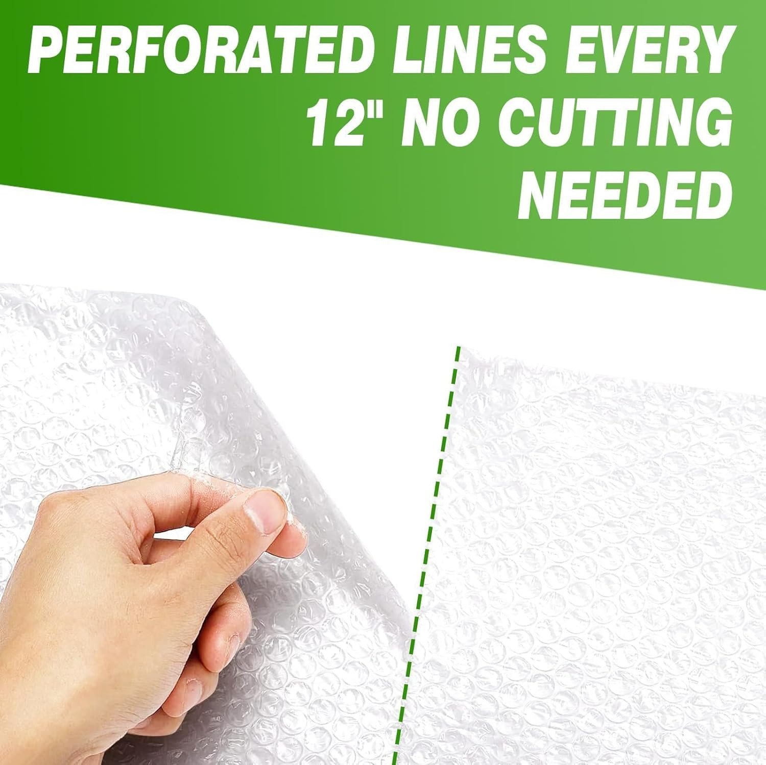 Heavy Duty Bubble Wrap Cushioning Roll 2 Pack 12 x 36 Perforated