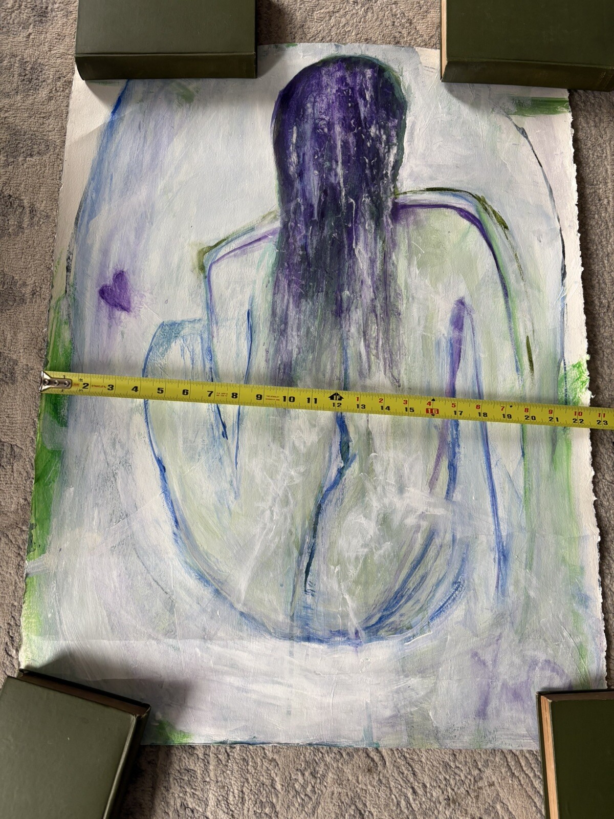 «Dream Through», signed to verso, unframed, 30 x 22-1/2 in. ANITA SEVERN