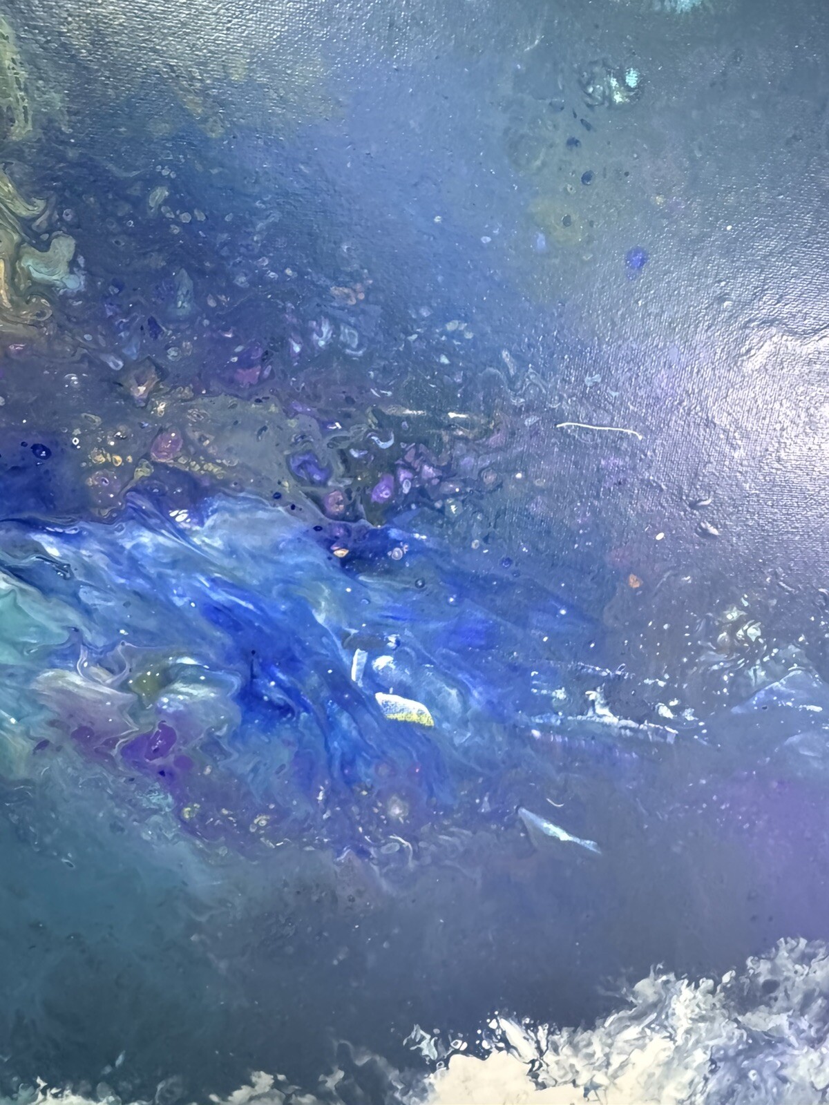 Abstract Artwork – Unique Modern Painting – Unknown Artist – Colorful Wall Art
