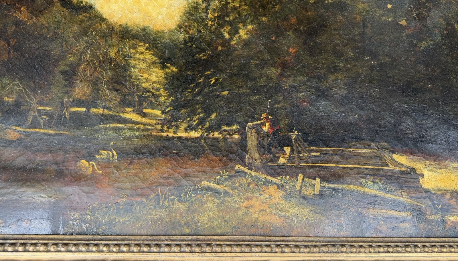 John Constable “The Lock,” East Bergholt, England, 1776-1837, “The Lock” 16×25”