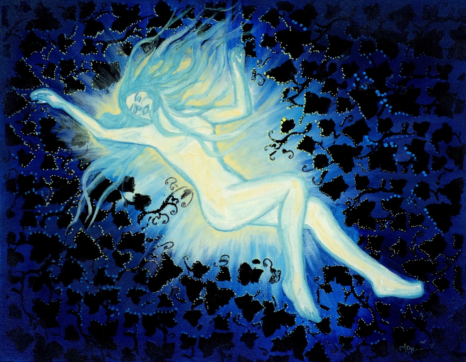 «Do not Awaken» – Art, Painting, Giclee on Canvas 14″x18″ LTD by Yelena Berzon