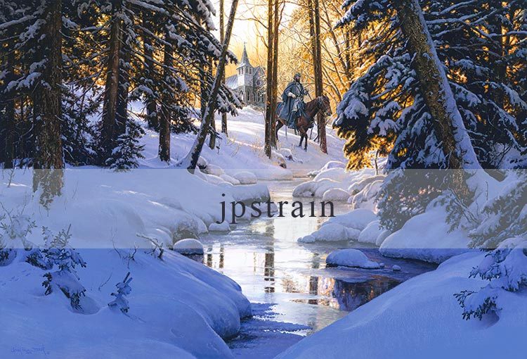 Peace In The Valley (1862) By John Paul Strain New Signed Classic Canvas Giclée