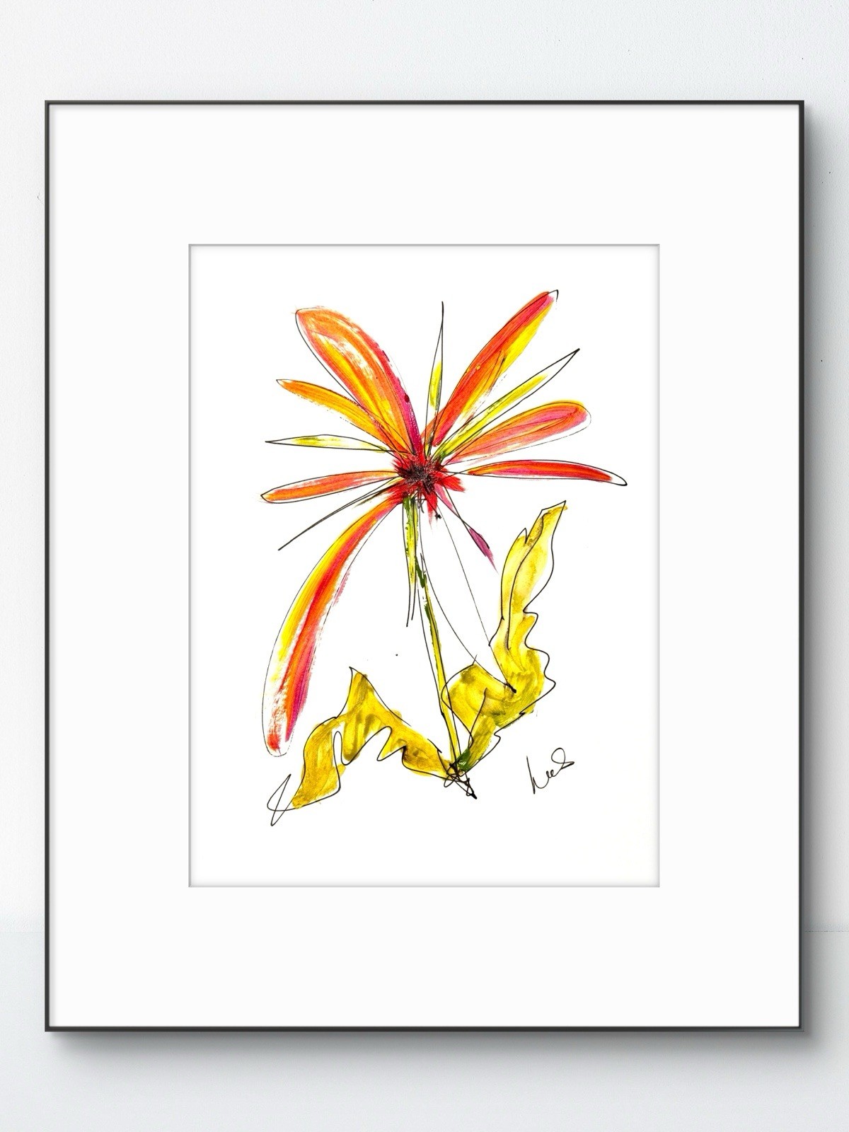 Original Abstract Expressionism 9×12 Handmade Unique Signed Fine Art 25