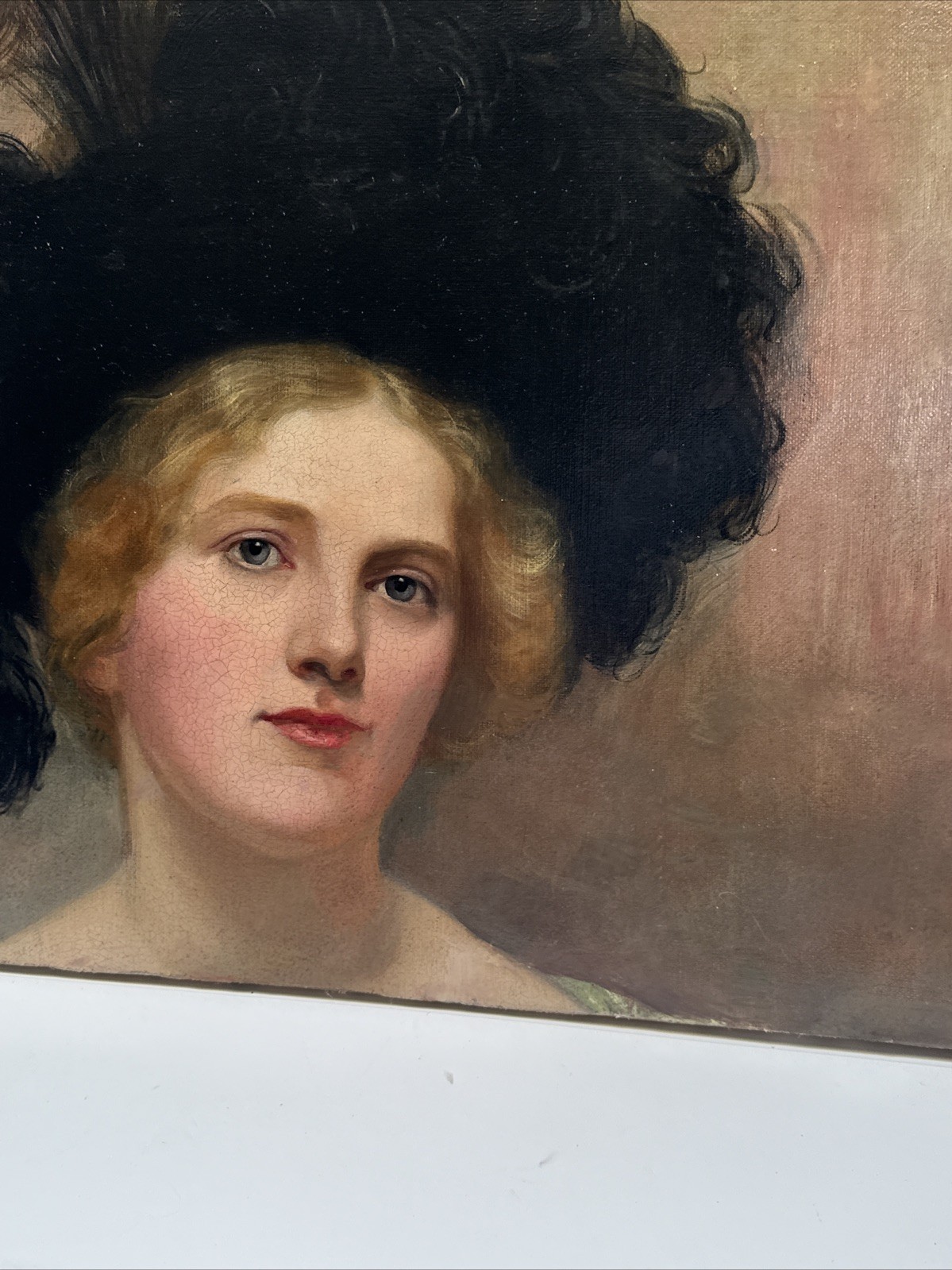 JEAN PAUL SELINGER PAINTING PRETTY WOMAN FEMALE MODEL LISTED FAMOUS ANTIQUE OIL