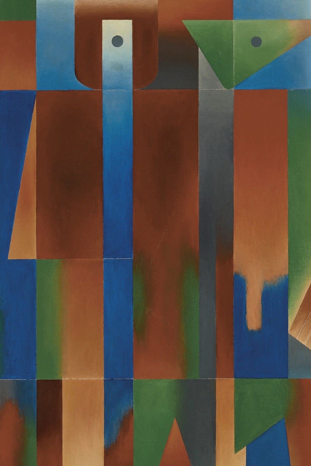 Carlos Merida Style Oil Painting Hand Painted Canvas Modern Abstract Art