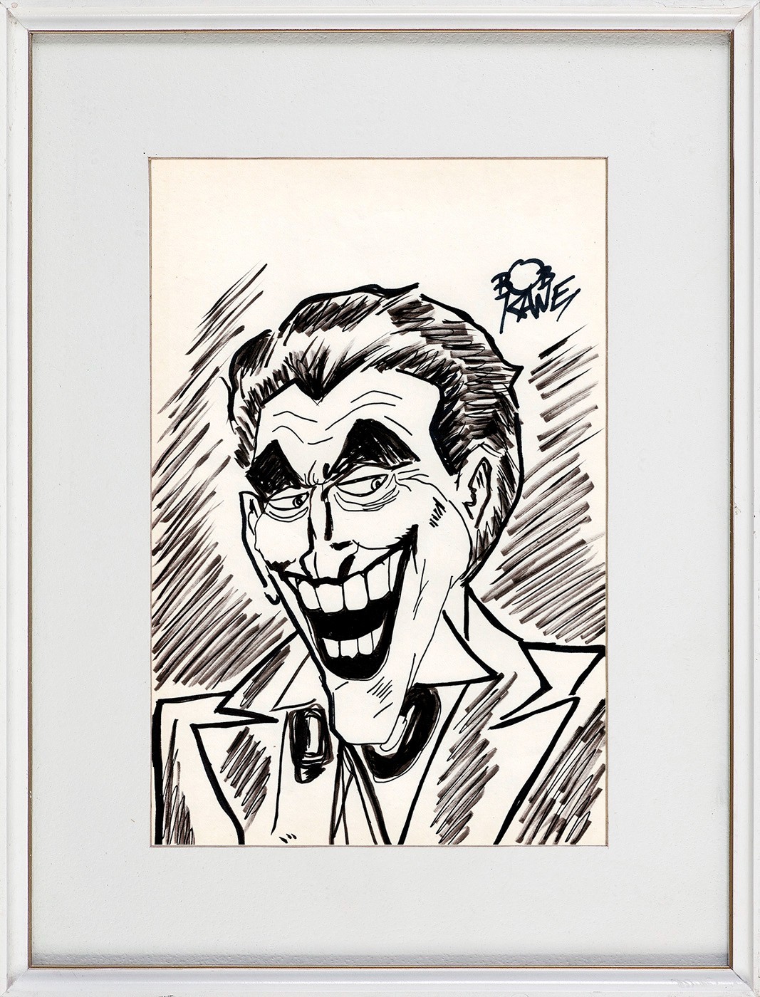 @@@ BOB KANE – old unique ART !!! OLD INK !!! JOKER @@@