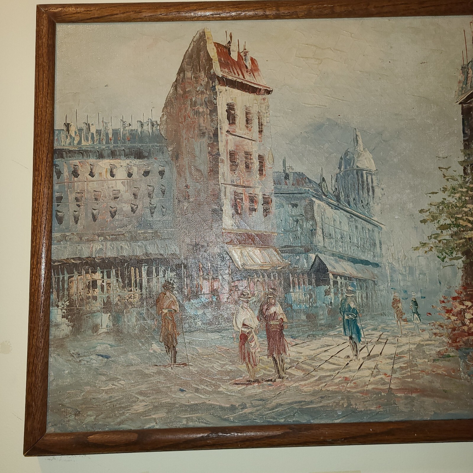 Laegw Oil Based Framed Picture Unknown 21″x17″