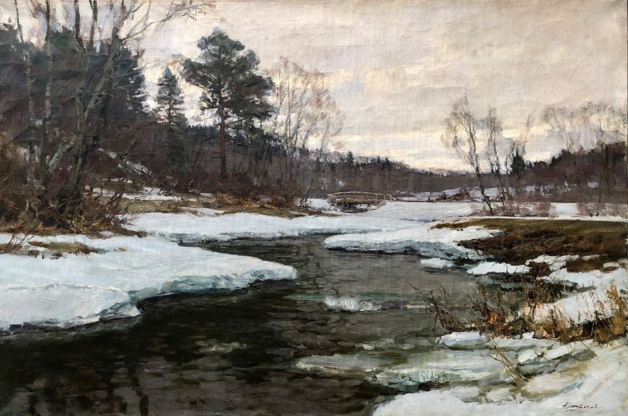 Nikolai Konstantinovich Shestakov (1916–1995) «Beginning of Spring»