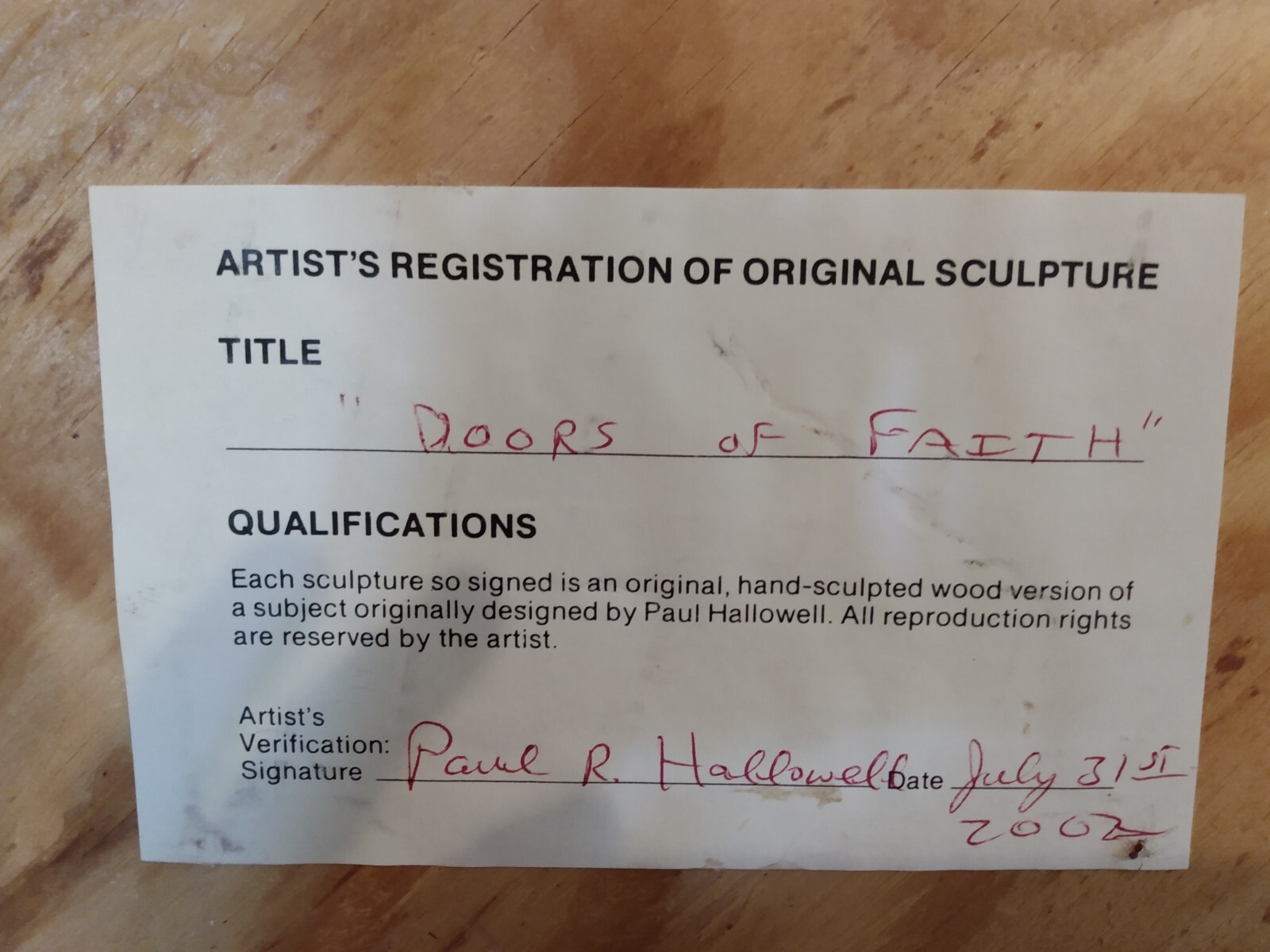 Original Artwork collection. Phoenix, Arizona Artist Paul Hallowell. Beautiful!