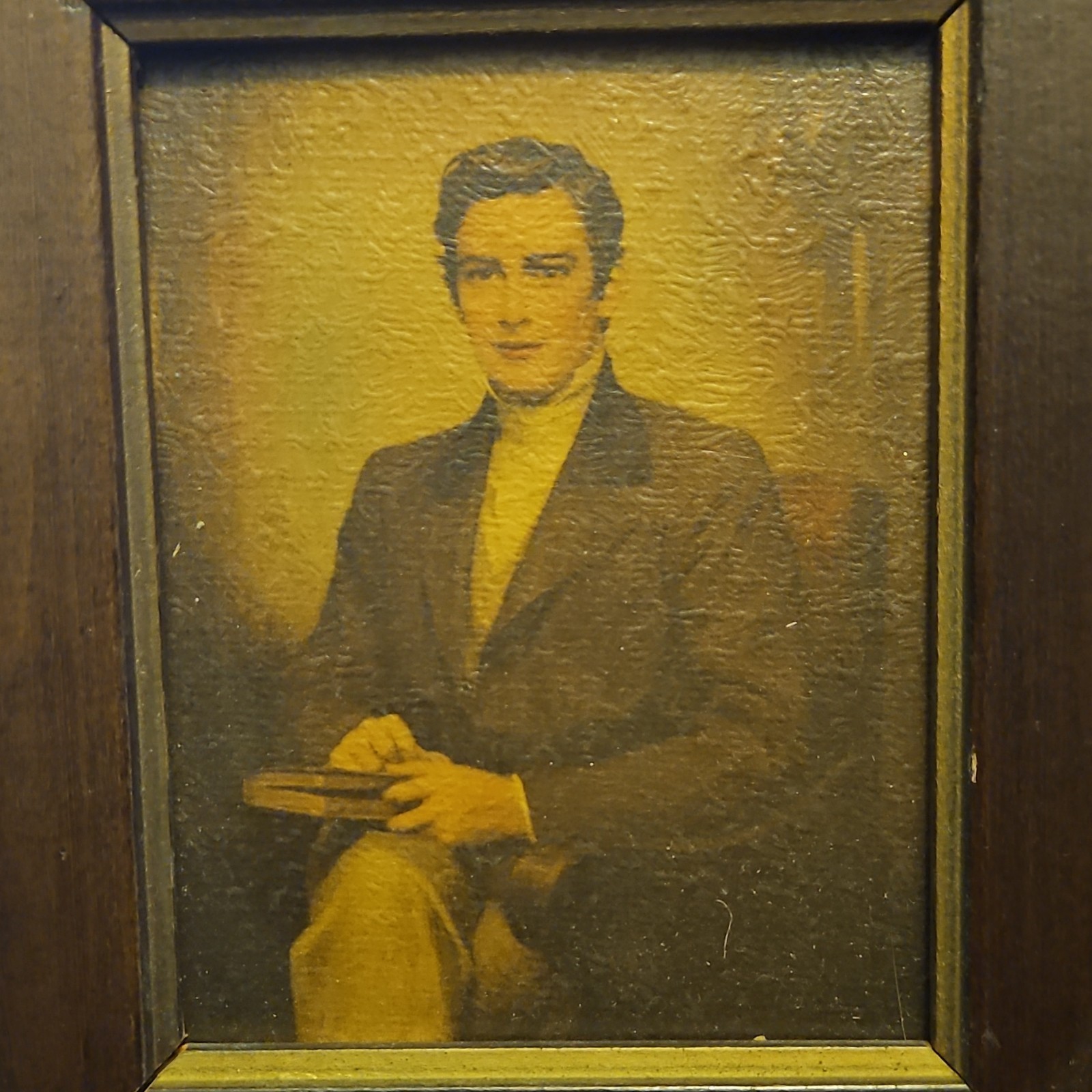 C. Bosseron Chambers Framed Portrait Set Virginia Belle & Colonial Gentleman