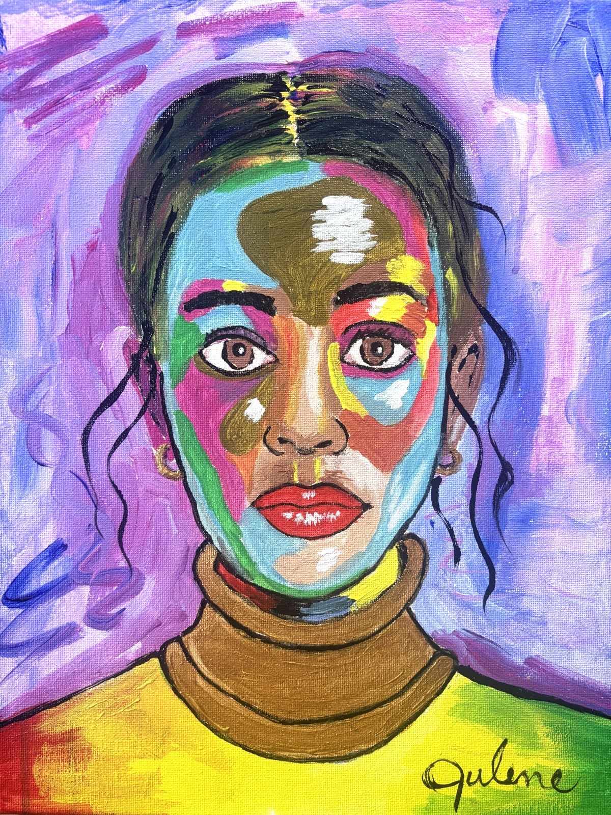 Harmony: Original Acrylic Painting, 11×14, Home Office Decor