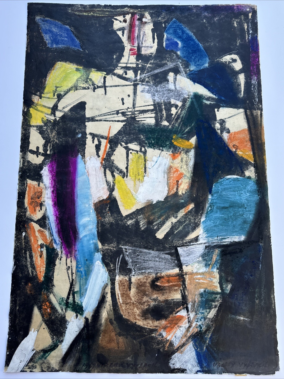 VACLAV VYTLACIL PAINTING LARGE ABSTRACT EXPRESSIONISM NEW YORK 1960’S CALIFORNIA