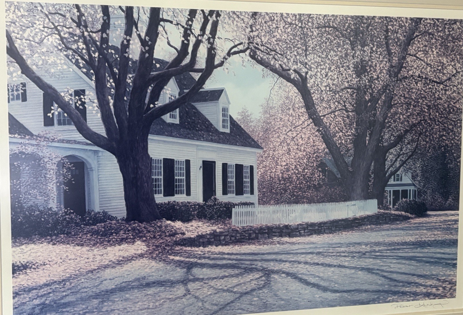 Peter Keating “Downing Lane” Signed Limited Edition Framed Print 1989