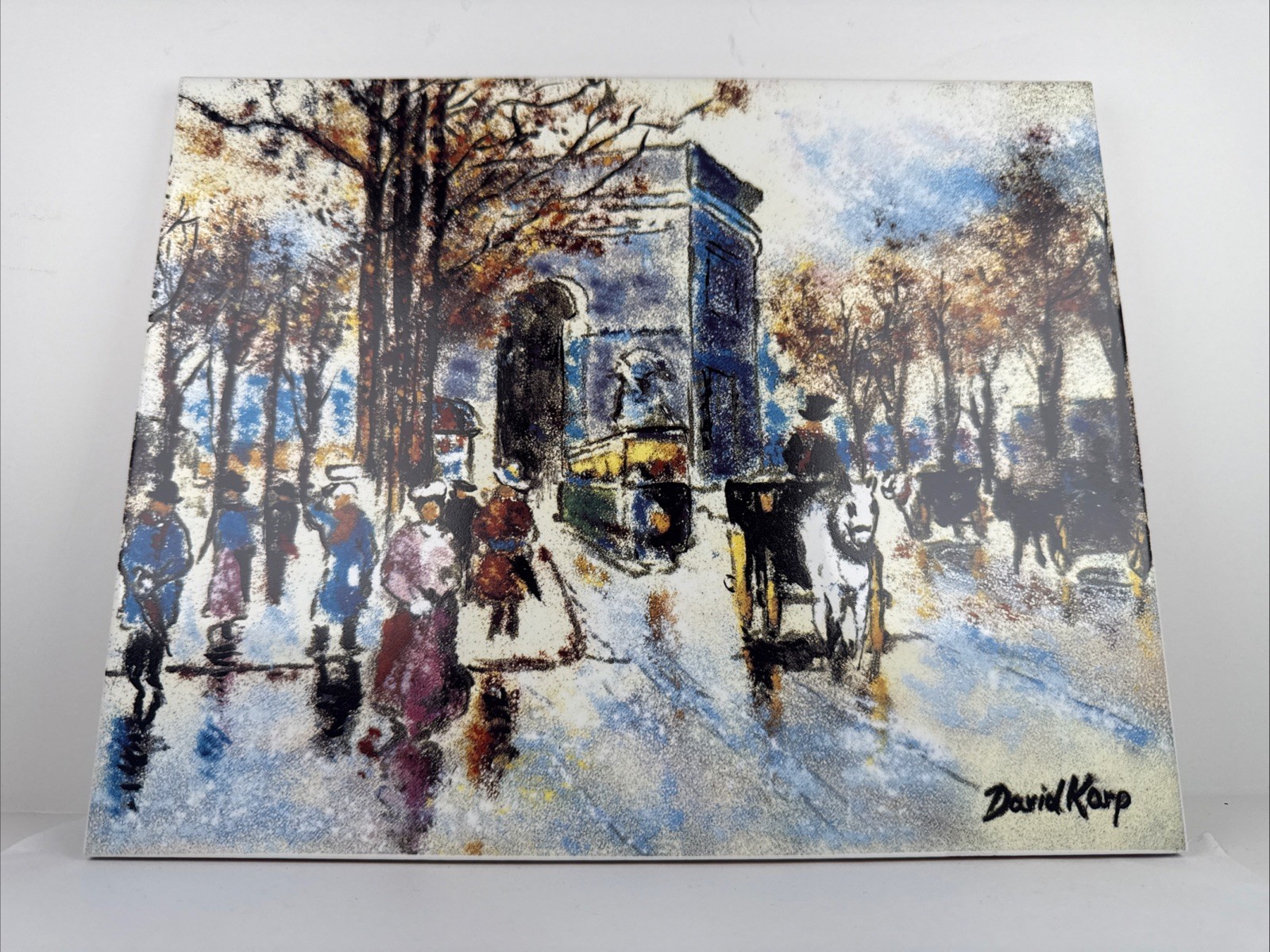 David Karp Signed Enamel on Porcelain – Limited Edition 175/500 – Unframed