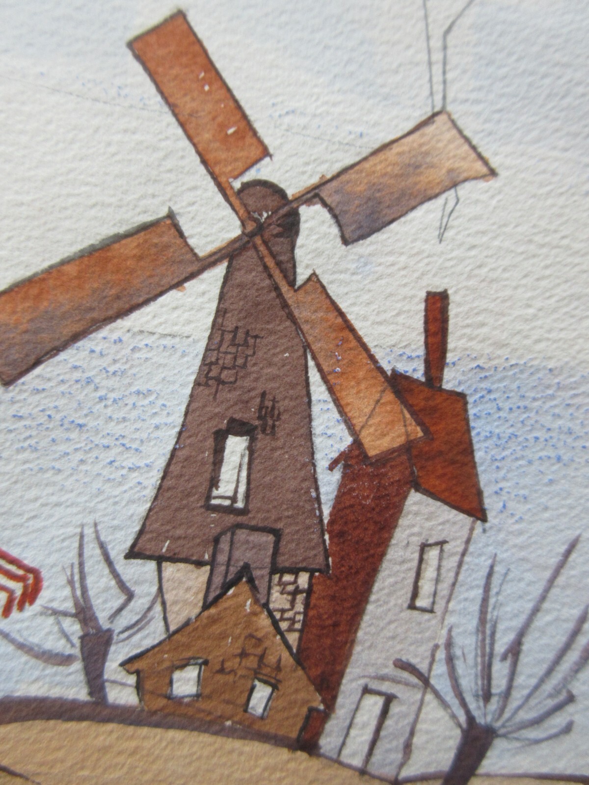 Matted Watercolor on Paper by Gregory Messersmith (United States, 20th Century)