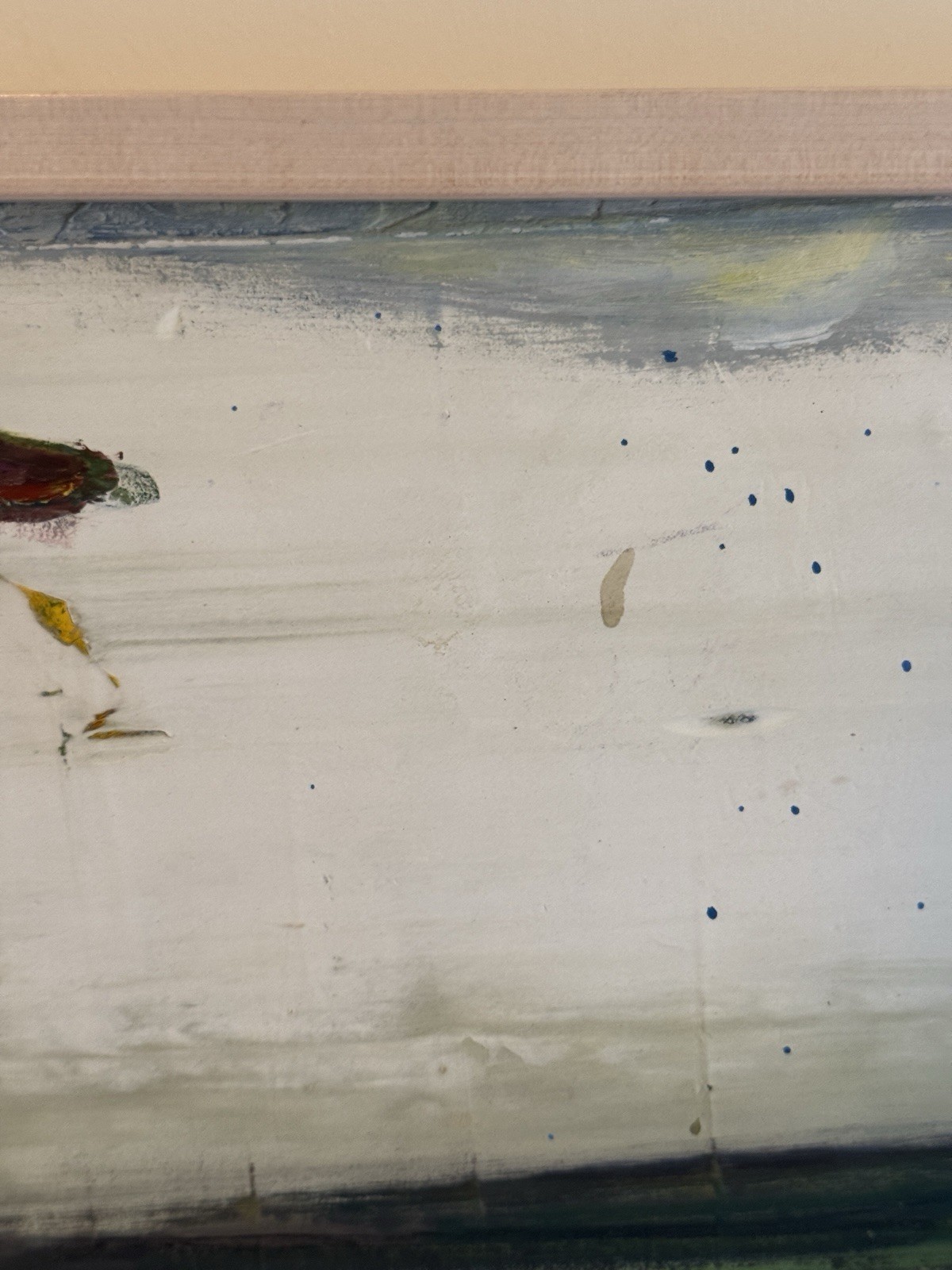Michael Byron (US, B. 1954) ‘Untitled’ Oil Painting 1984 W/ Gallery Labels