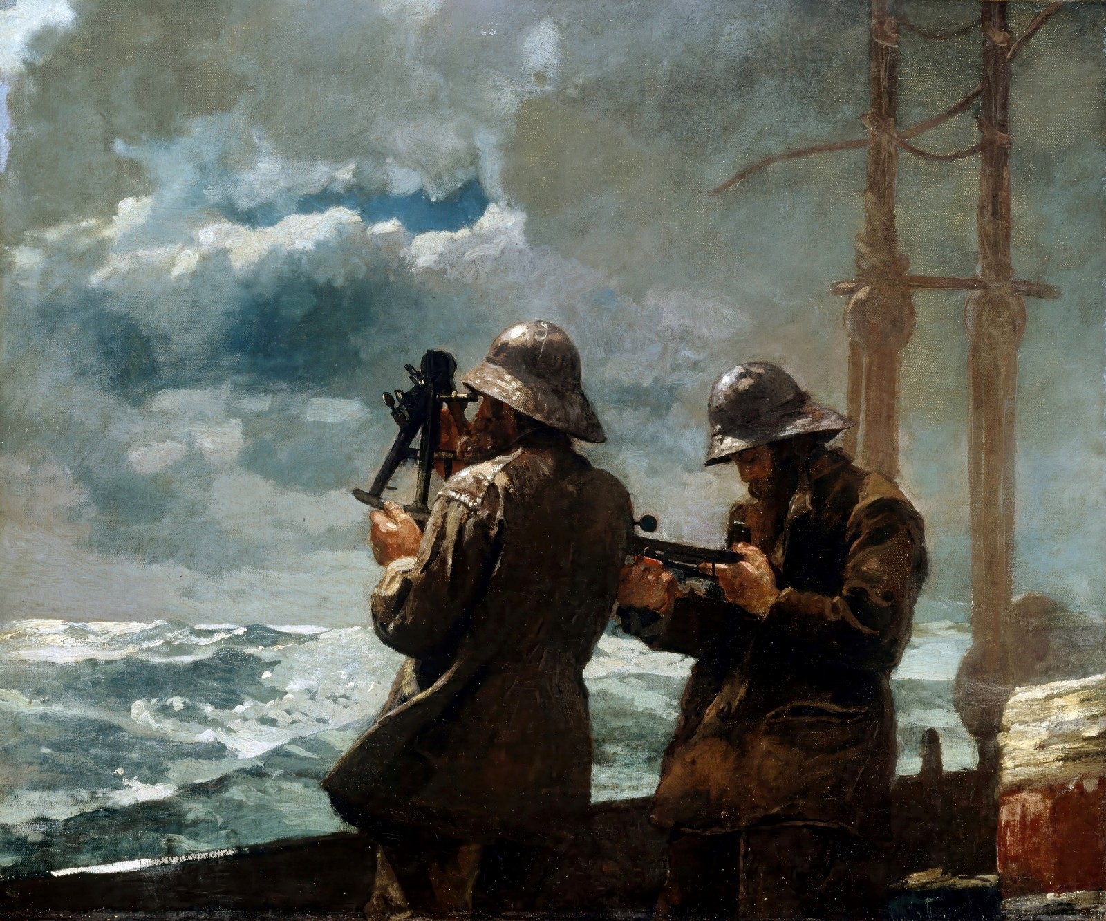 Winslow Homer Eight Bells Painting Reproduction – Giclee Canvas/Paper/Stretched