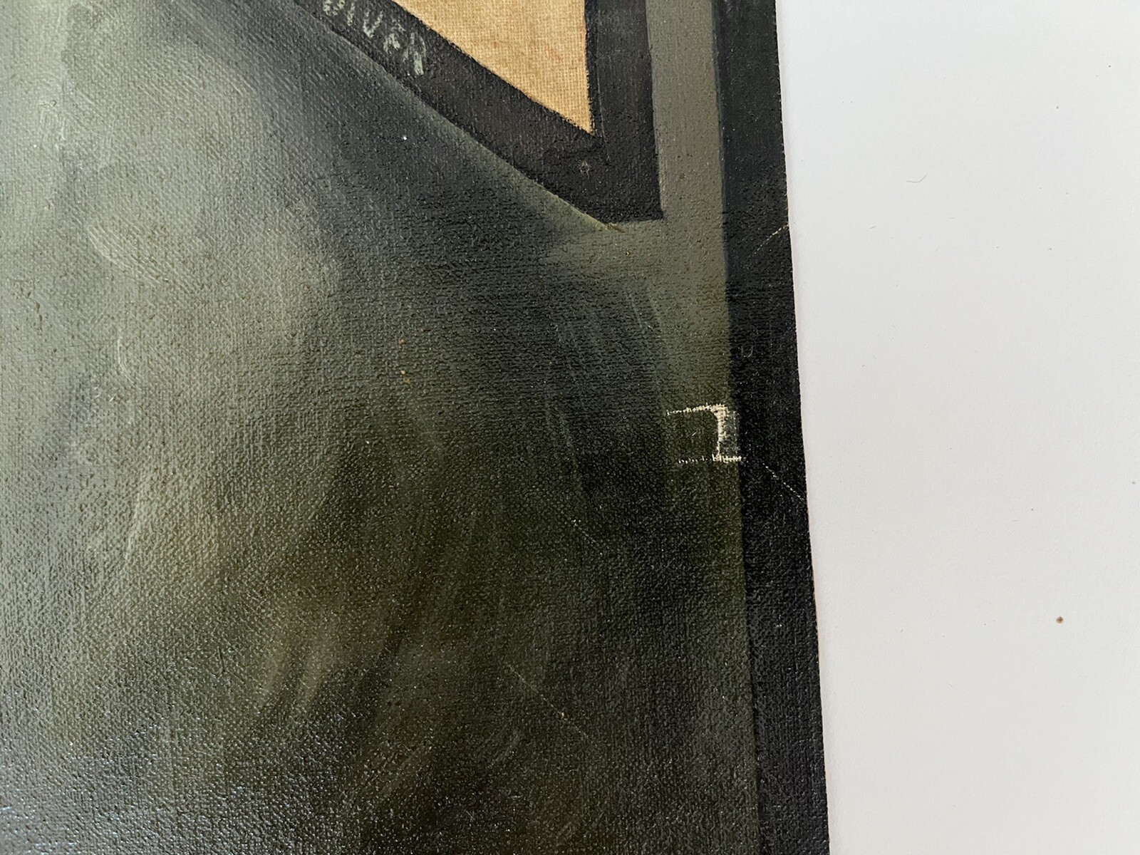Early 20th century mystery illustration – oil on canvas