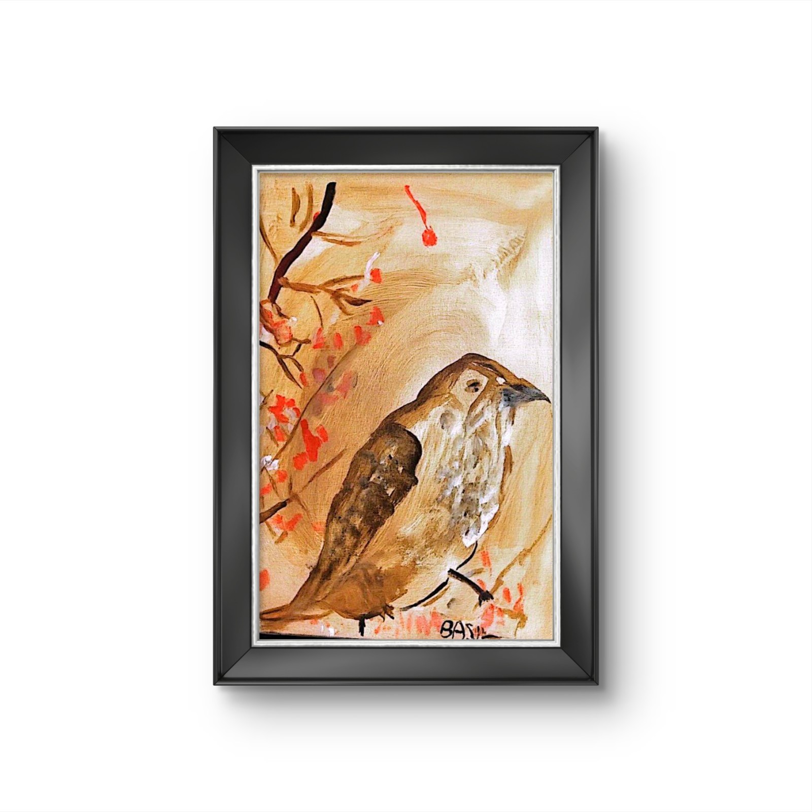 Songbird Neo Expressionism Original Artwork on Canvas