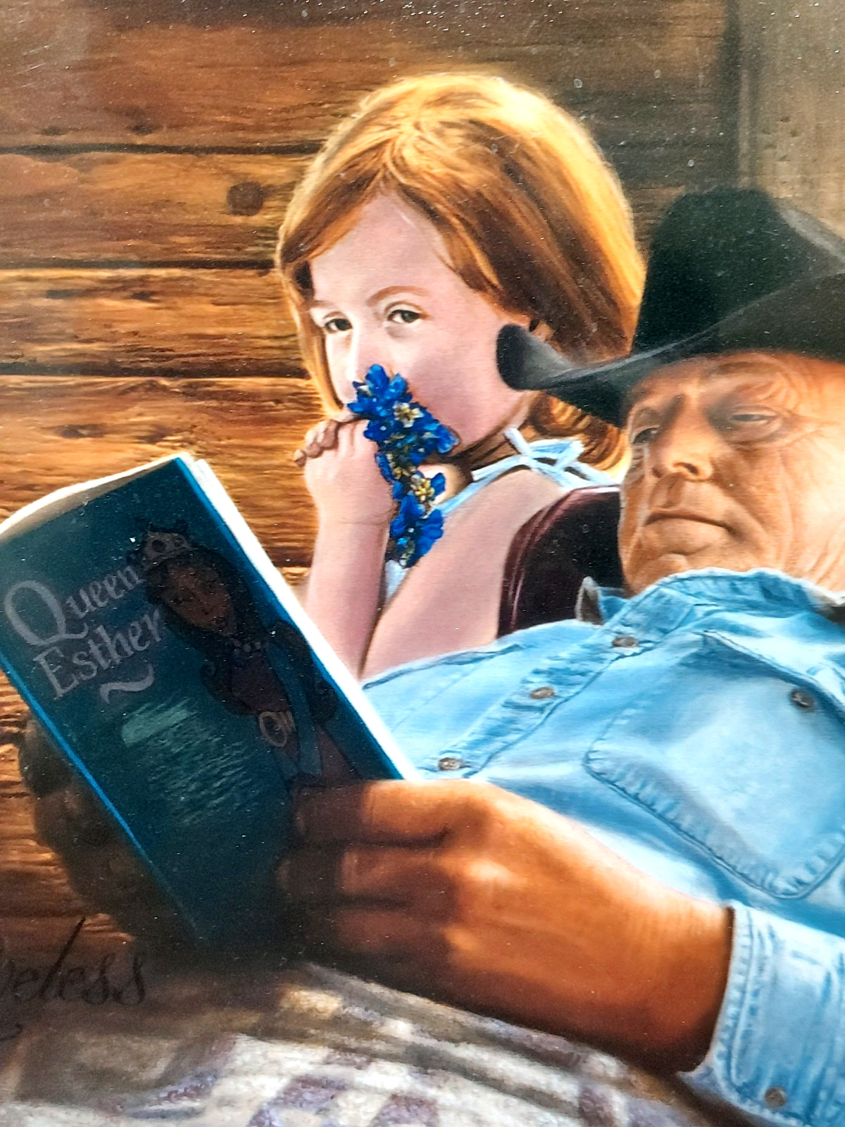 LOVELESS – «STORY TIME» on paper 11 X 14 print reproduction with matting