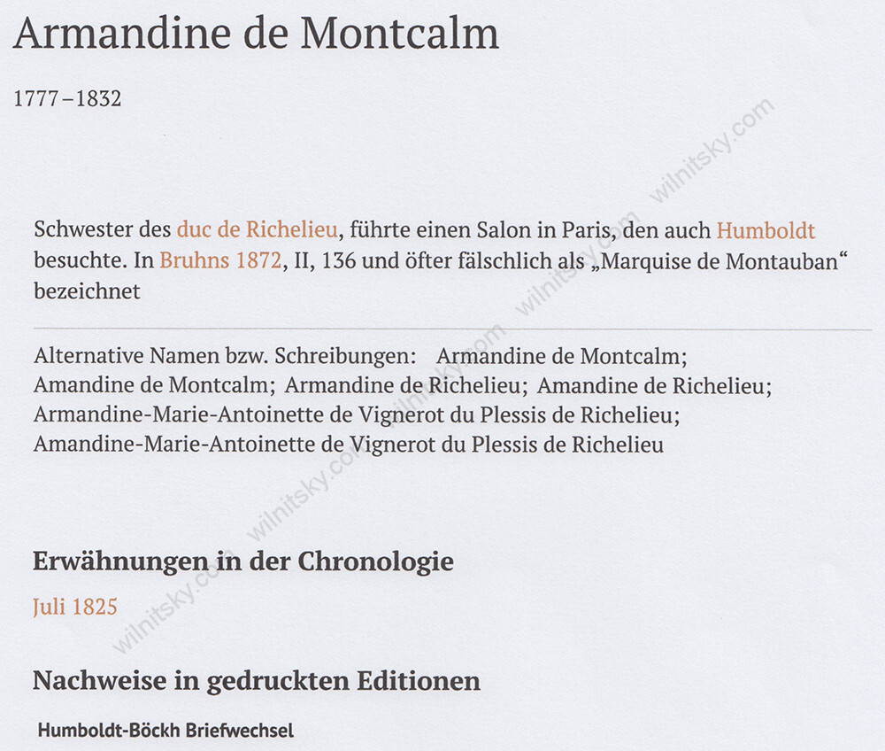 «Armandine Marie de Vignerot, stepsister of the Duc de Richelieu», early 1790s