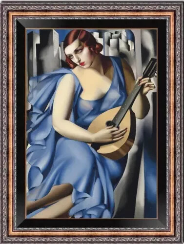 Handmade Oil Painting Reproduction OF Tamara De Lempicka Girl On Canvas 24″X36″