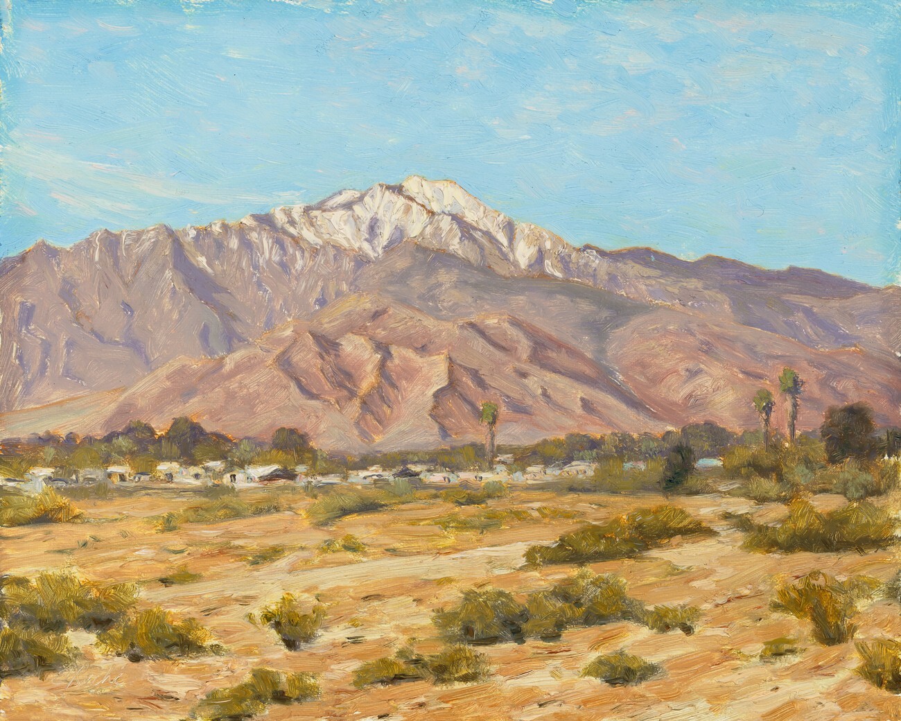 Mount San Jacinto Original Landscape Oil Plein Air Painting 8×10
