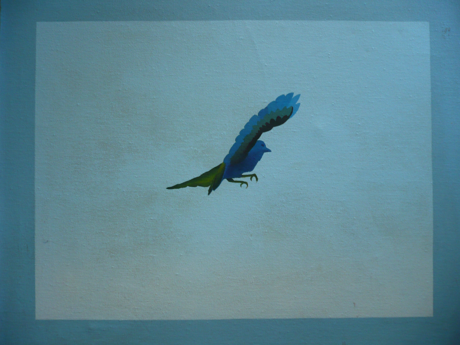 DAVID NELSON, EL CAJON CALIFORNIA CA MODERN MODERNISM BIRD IN FLIGHT NATURE OIL