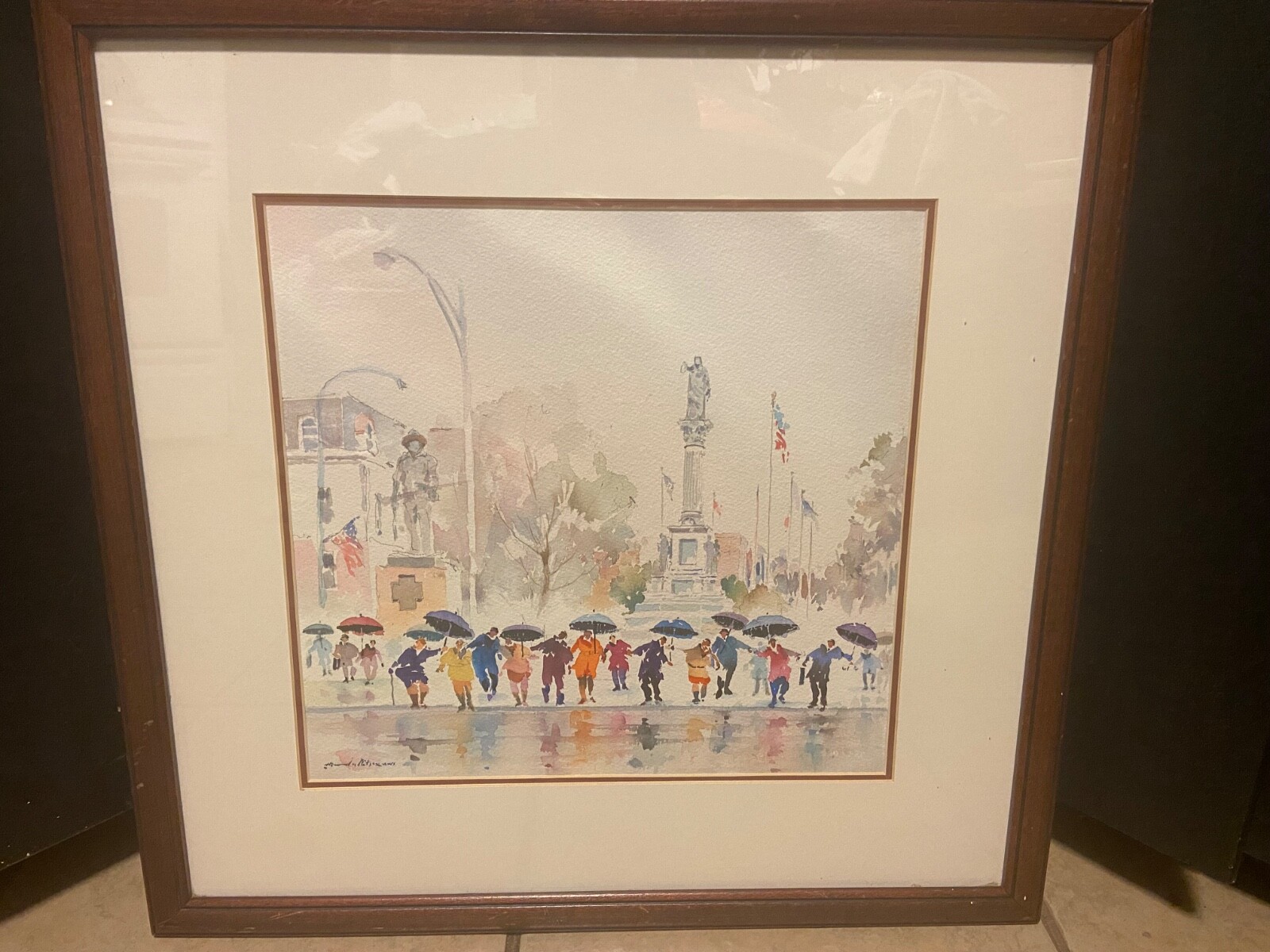 LISTED ARTIST HOWARD NOEL WATSON SIGNED ORIGINAL WATERCOLOR PAINTING