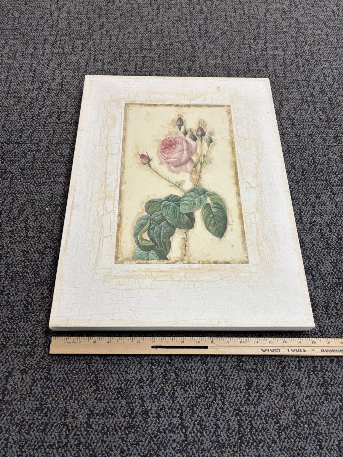 18 in x 25 in Rose Artwork 1