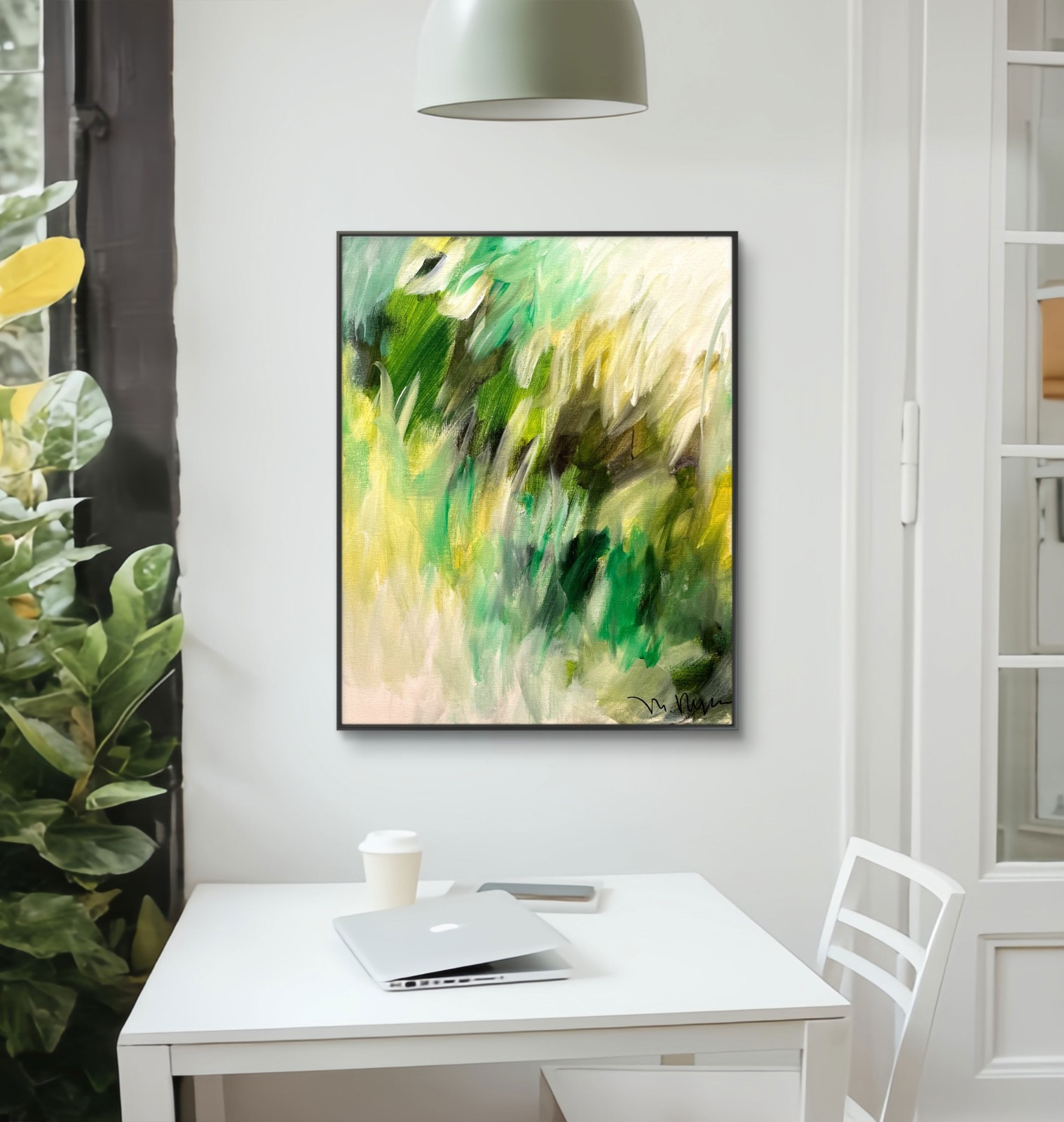 Mary Myers Original Abstract Expressionism 16×20 Landscape Signed Fine Art