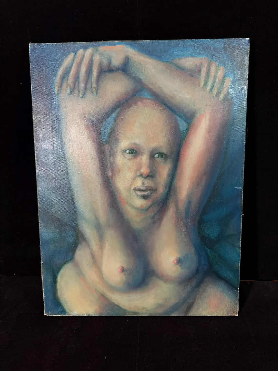 FreakShow Oil Painting Art, 18″ x 24″, Houston Original Artist, Free QuikShip