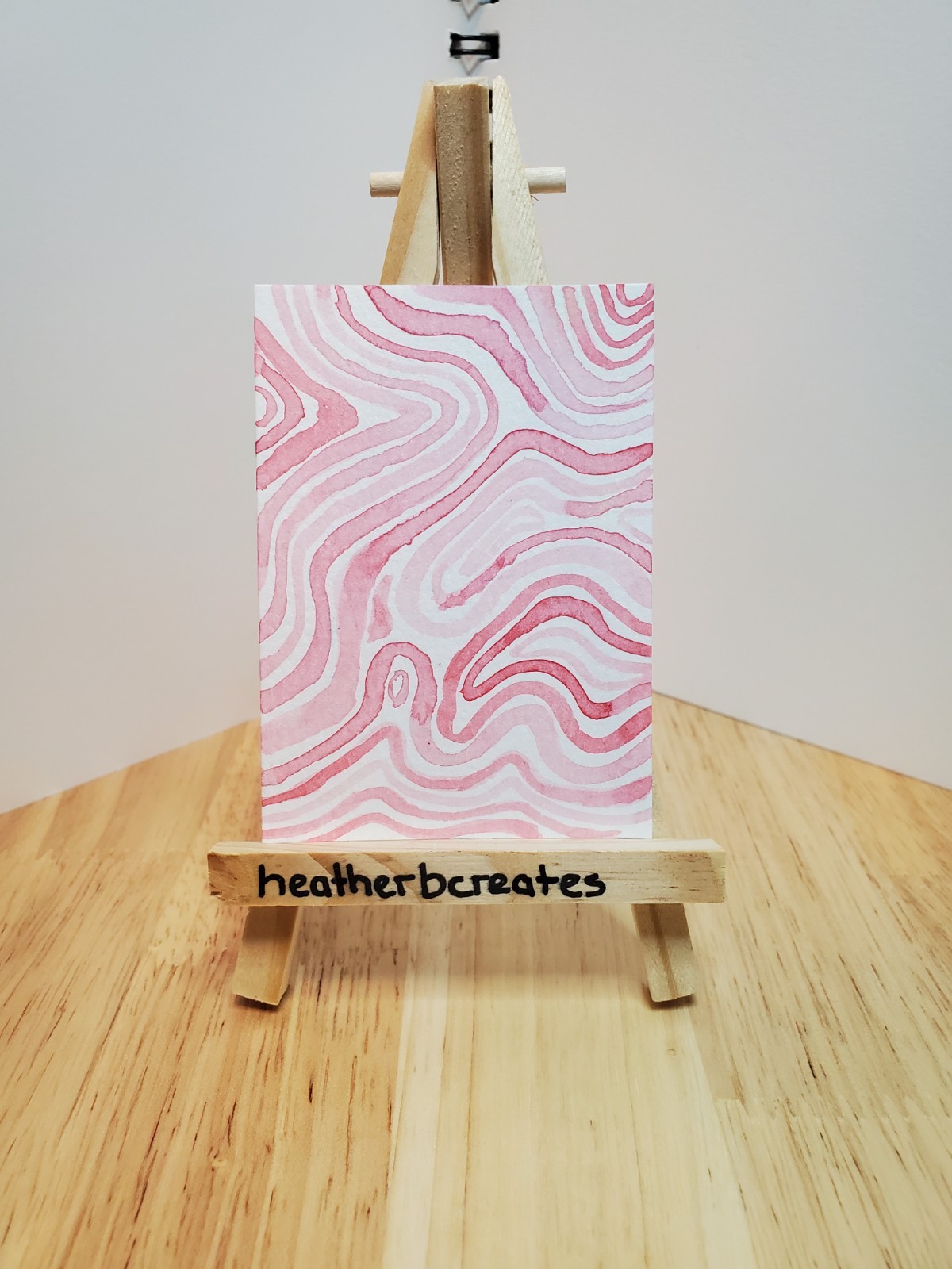 ACEO Original Abstract Acrylic Ink Painting heatherbcreates, Color Meditation 3