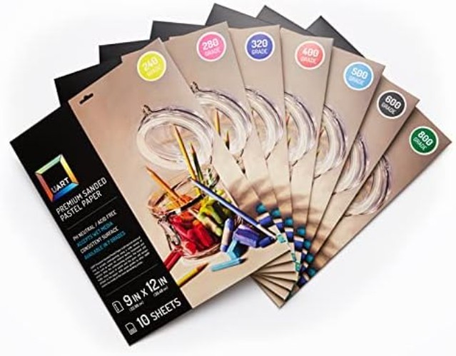 Archival Quality 9» x 12» Sanded Pastel Paper – Consistent Results for Artists