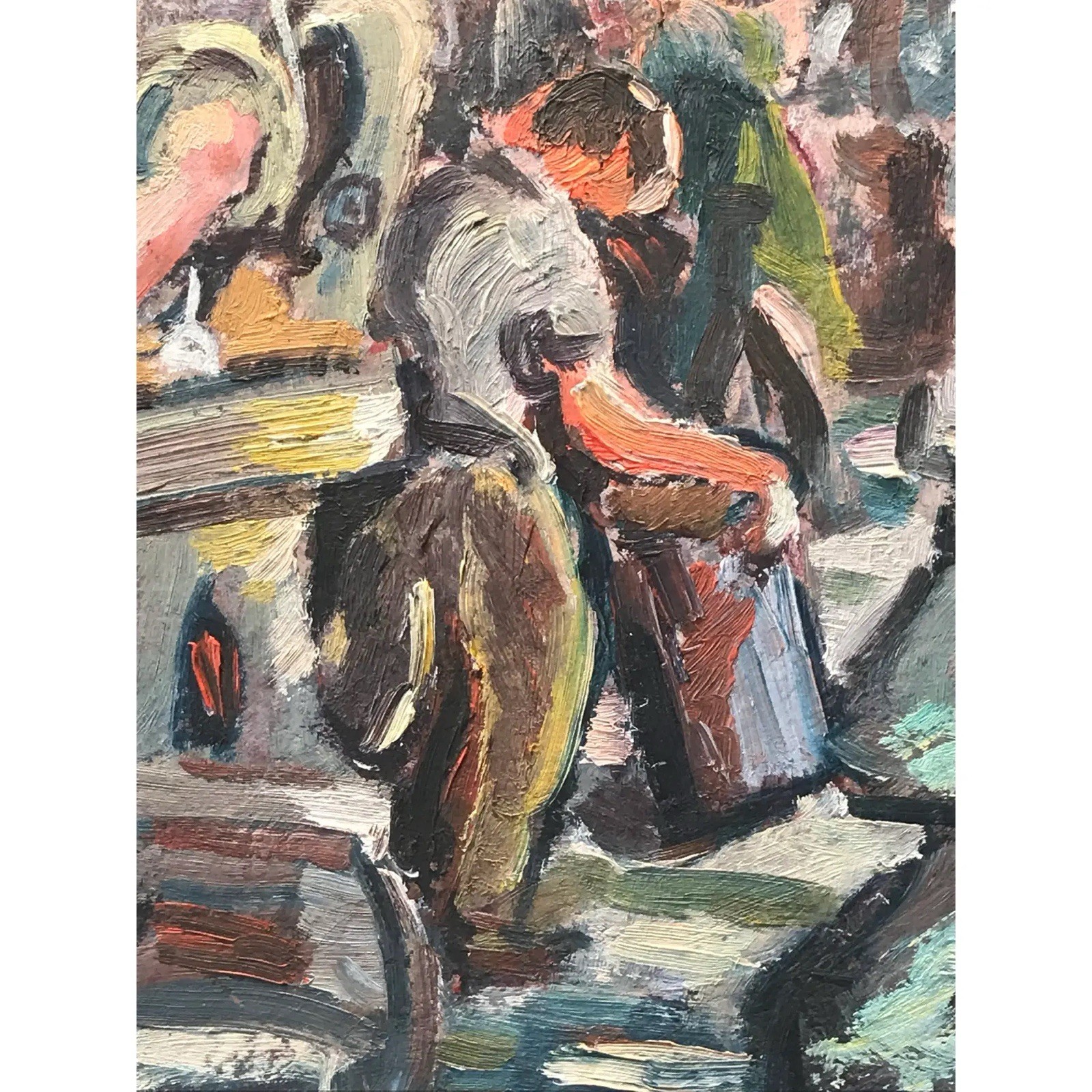 1930s Machine Age Painting- unsigned