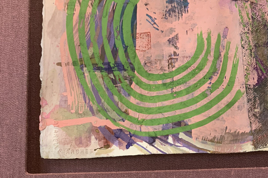 Jeanette Fintz Malay Series Mixed Media Original Painting New York Artist