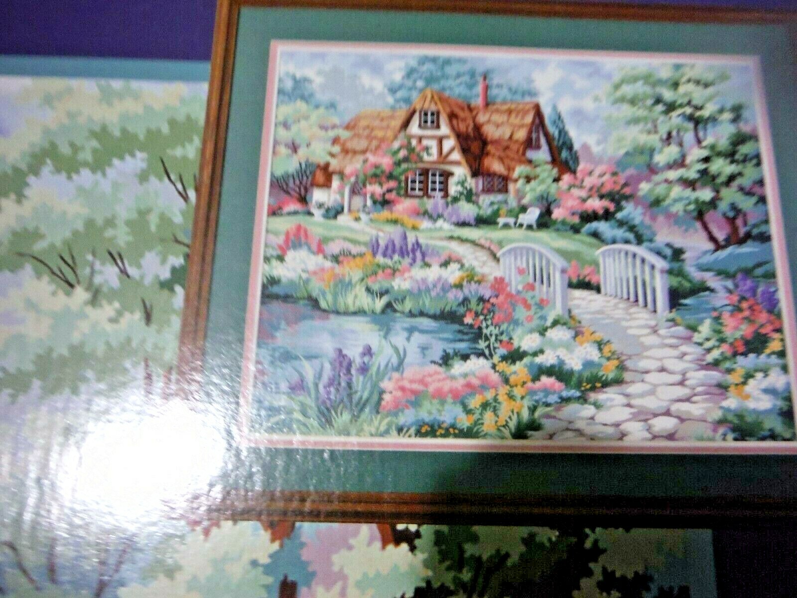 Finished Paintworks Dimensions Paint By Number English Cottage #91019 Unframed